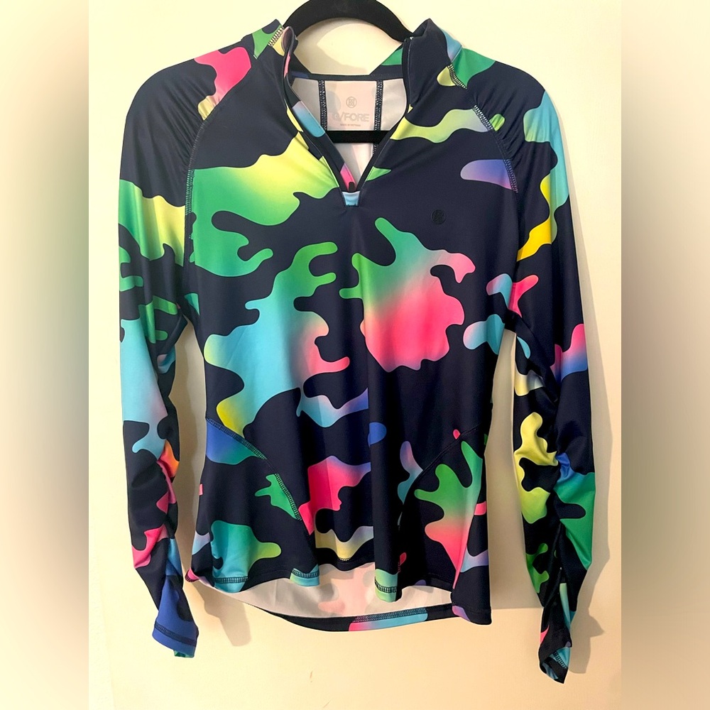 G/fore Women’s Golf Gradient Camo Half Zip Pullover